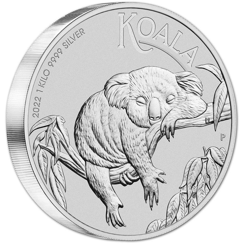 2022 P Australia Silver Koala Kilo 32.15 oz $30 - BU [22-P-KOALA
