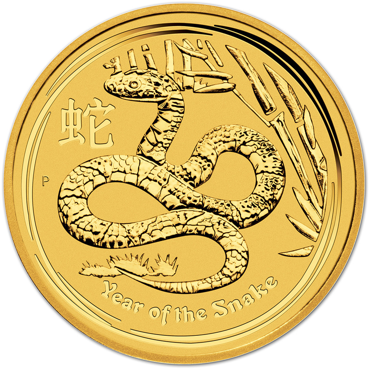 2013 P Australia Gold Lunar Series II Year of the Snake 1 oz