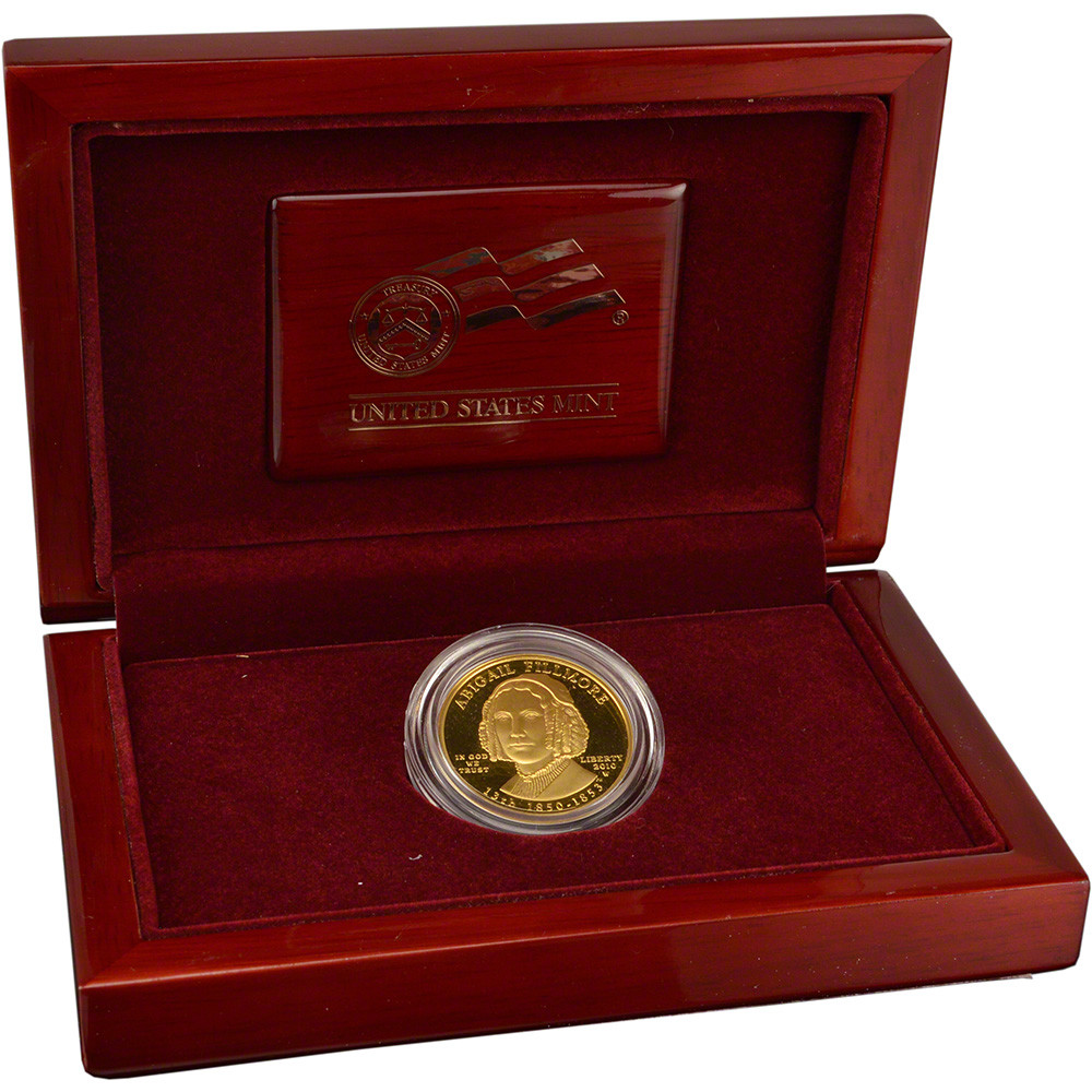 2010-W US First Spouse Gold 1/2 oz Proof $10 - Abigail Fillmore