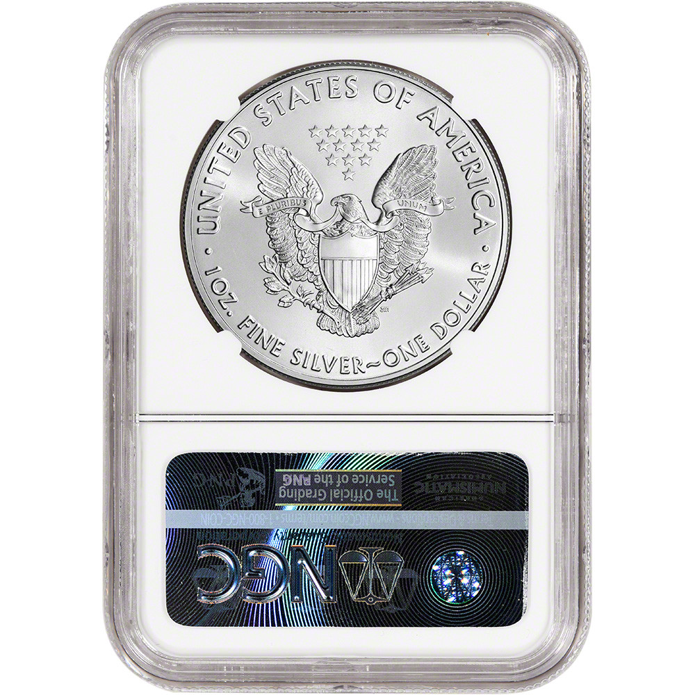 2016 American Silver Eagle - NGC MS70 30th Anniversary Label [16