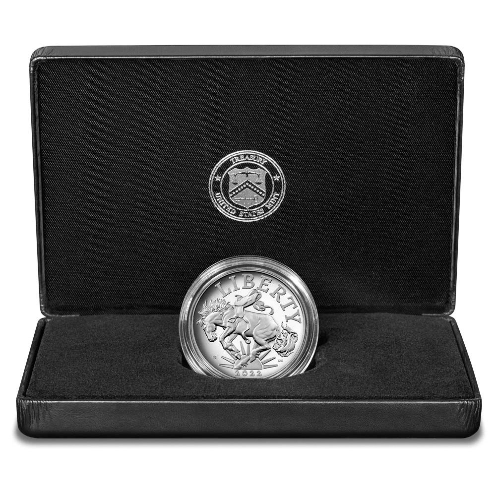 2022 P US American Liberty 1 oz Silver Medal in OGP [US-22-P-ALSM