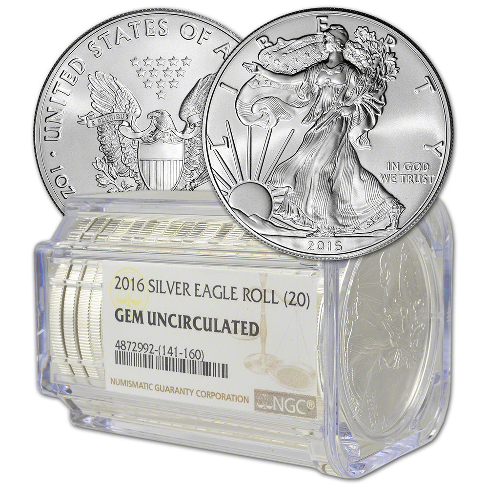 イーグル銀貨 1オンス 20枚 ミントロール イーグル銀貨 20枚 ミント
