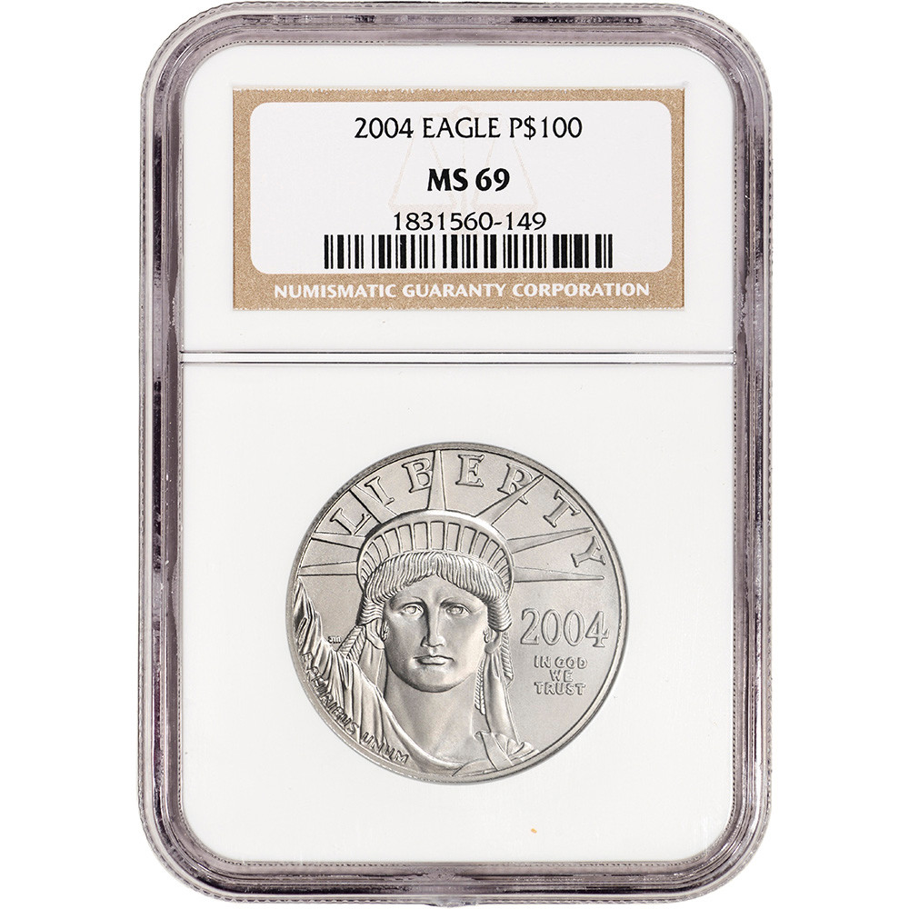 2004 American Platinum Eagle 1 oz $100 - NGC MS69 [04-APE-100-N