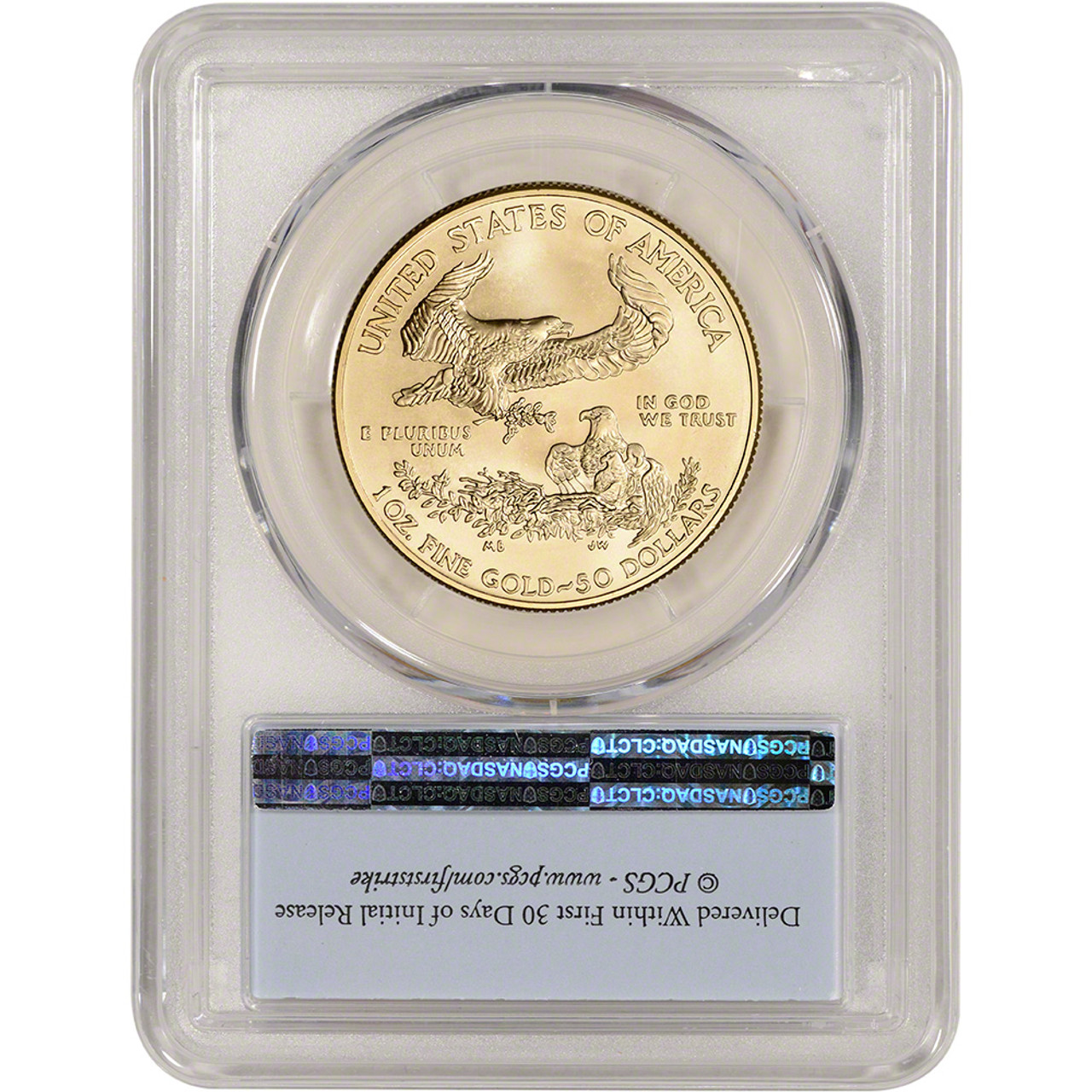 2017 American Gold Eagle (1 oz) $50 - PCGS MS70 First Strike [17