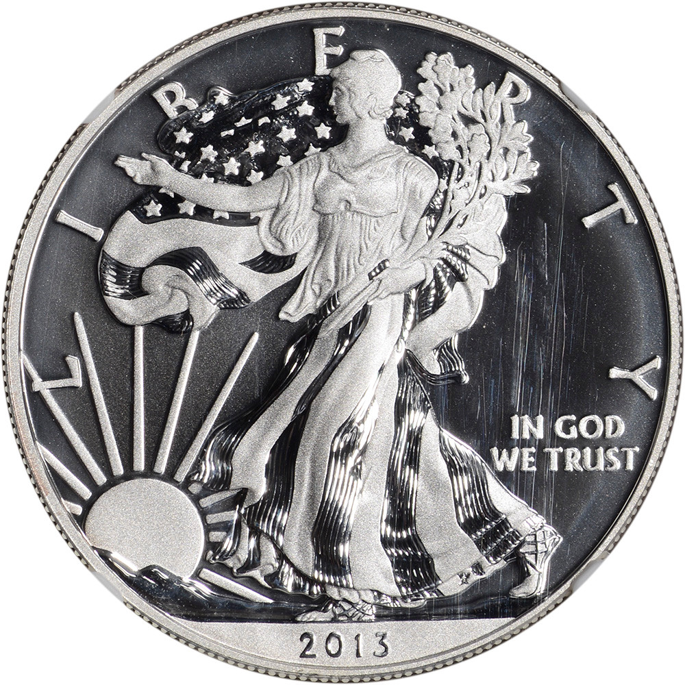 2013-P グレートベイスン アメリカ 美しい ATB 5オンス シルバー PCGS SP69 美しい!!｜2013