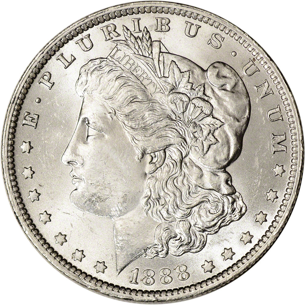 1888 O US Morgan Silver Dollar $1 - BU [MORGAN-88-O-BU] - Liberty Coin