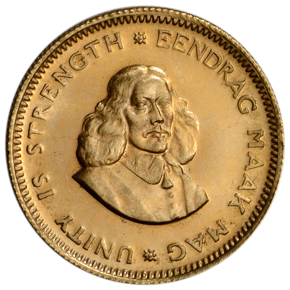 South Africa Gold 1 Rand .1178 oz - BU/Proof - 1961 - 1983 [X-ZA