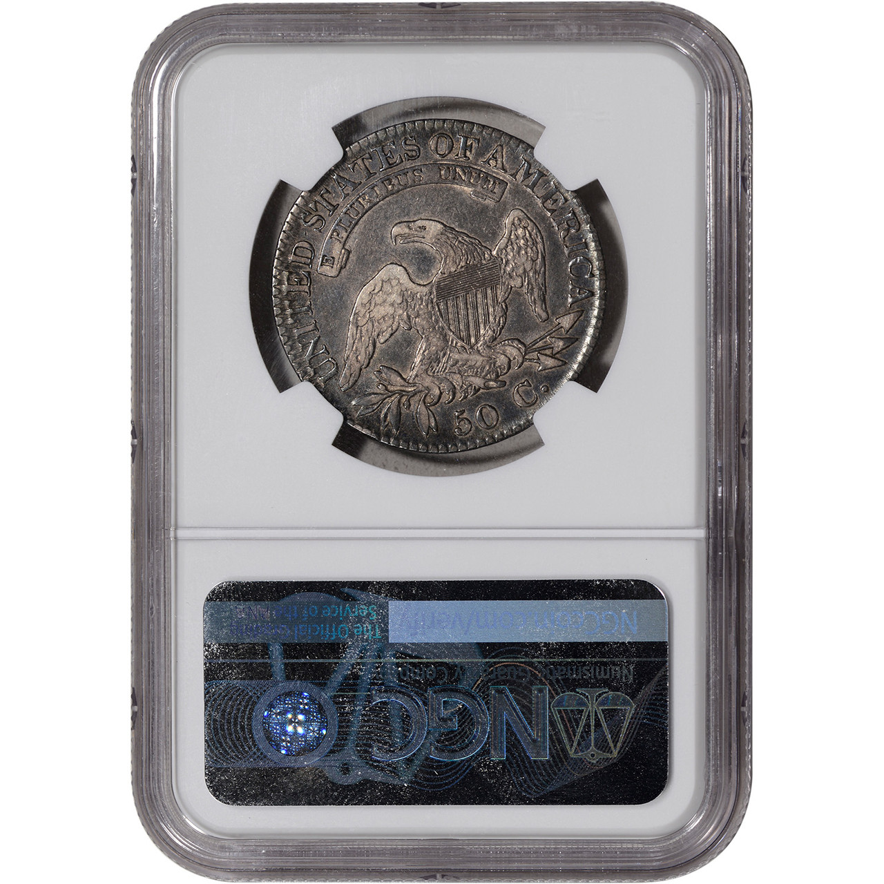 1823 US Capped Bust Silver Half Dollar 50C - Lettered Edge - NGC