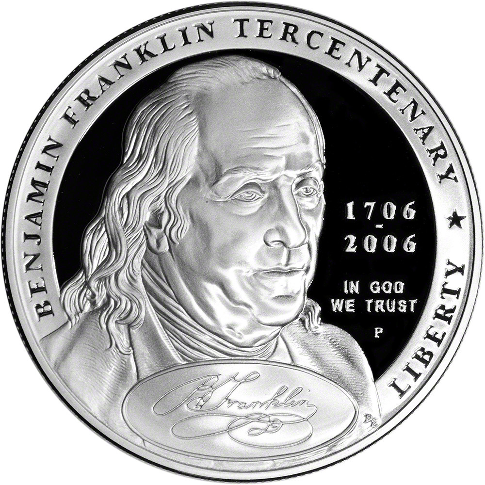 ベン・フランクリン記念2006年米国NGCMS70 1534882-010 ベン