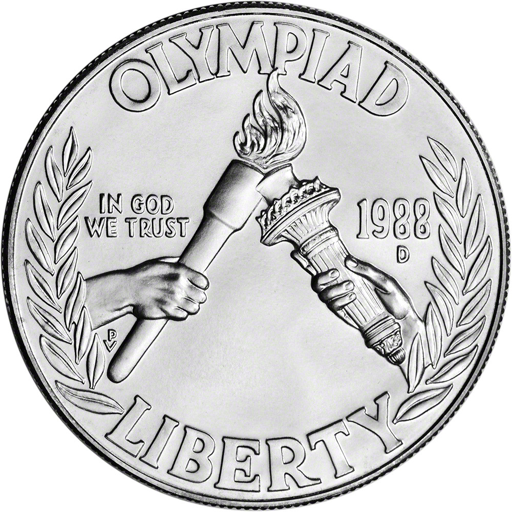 1988 Olympic Silver Dollar Coin Collectibles