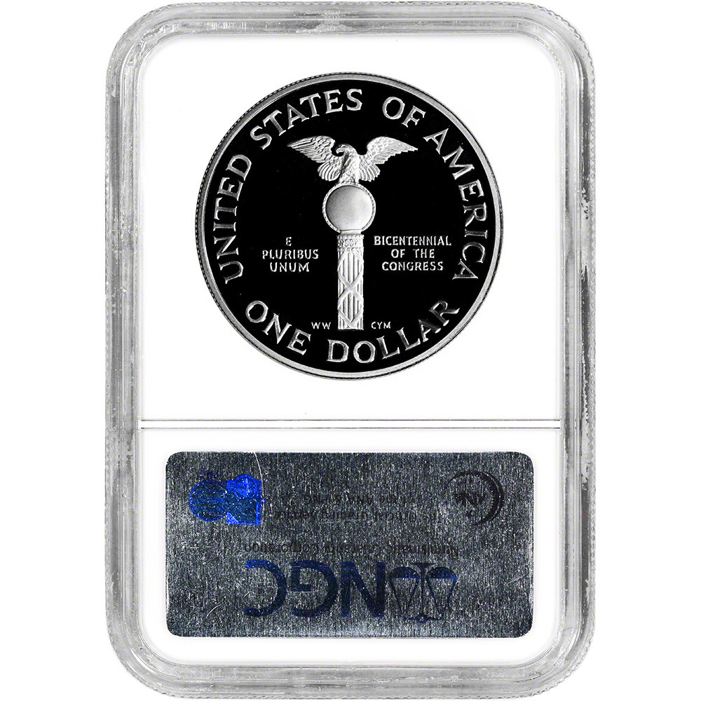 1989 S US Congressional Commemorative Proof Silver Dollar - NGC