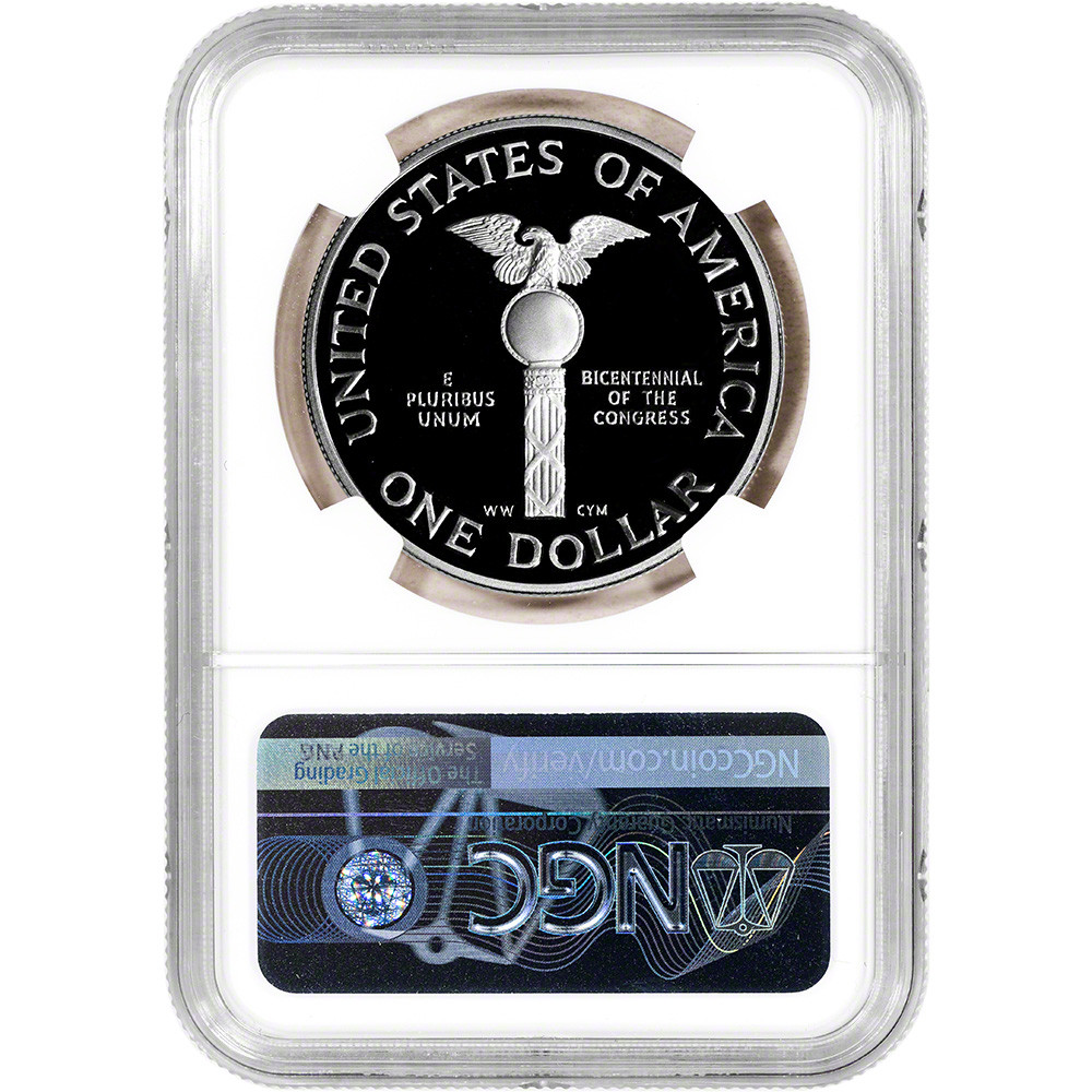 NGC PF70☆2009 アメリカ 12代大統領 1ドル  硬貨 1989 S US Congressional Commemorative Proof Silver Dollar - NGC