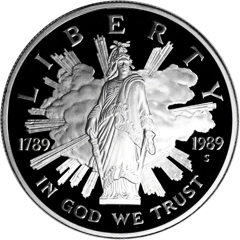 NGC PF70☆2009 アメリカ 12代大統領 1ドル  硬貨 1989 S US Congressional Commemorative Proof Silver Dollar - NGC