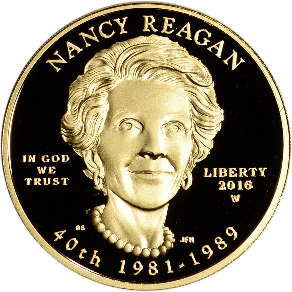 2016 W US First Spouse Gold 1/2 oz Proof $10 - Nancy Reagan Coin