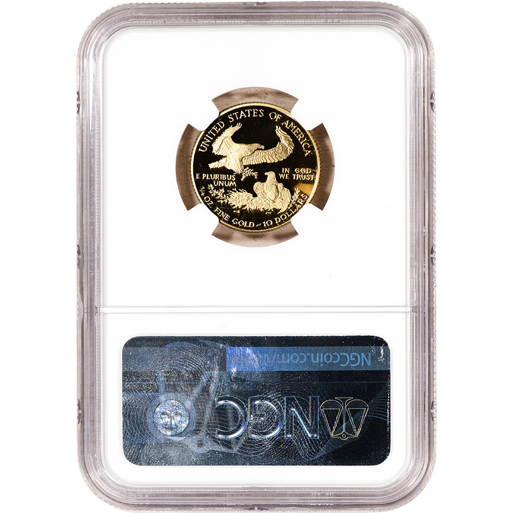 1995 W American Gold Eagle Proof 1/4 oz $10 - NGC PF69 UCAM [95-W