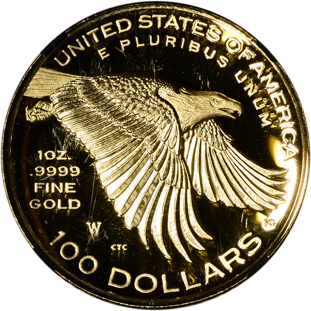 2017 W American Liberty Gold High Relief 1 oz Proof $100 NGC PF70