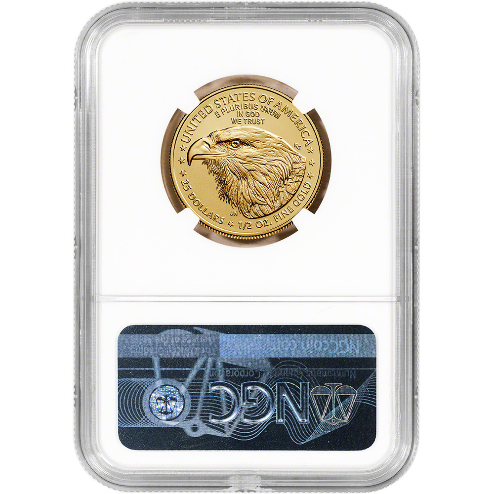 2023 American Gold Eagle 1/2 oz $25 - NGC MS70 [23-AGE-25-N-MS70