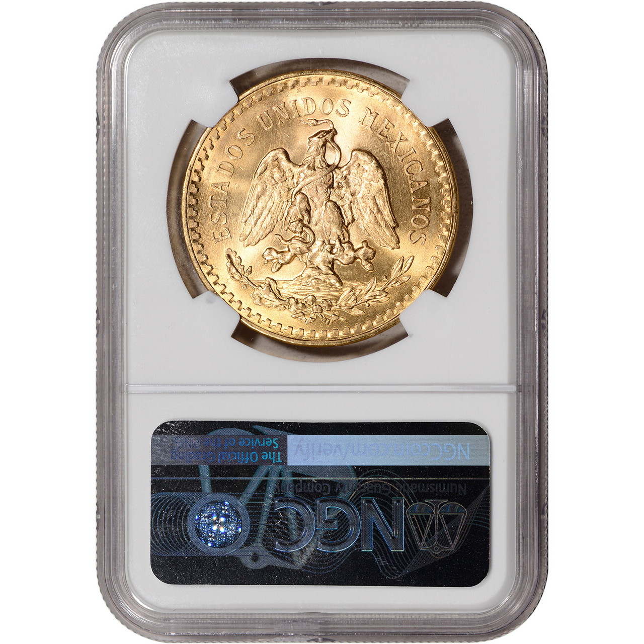 1947 Mexico Gold 50 Pesos Restrike - NGC MS66 [WG-02936] - Liberty