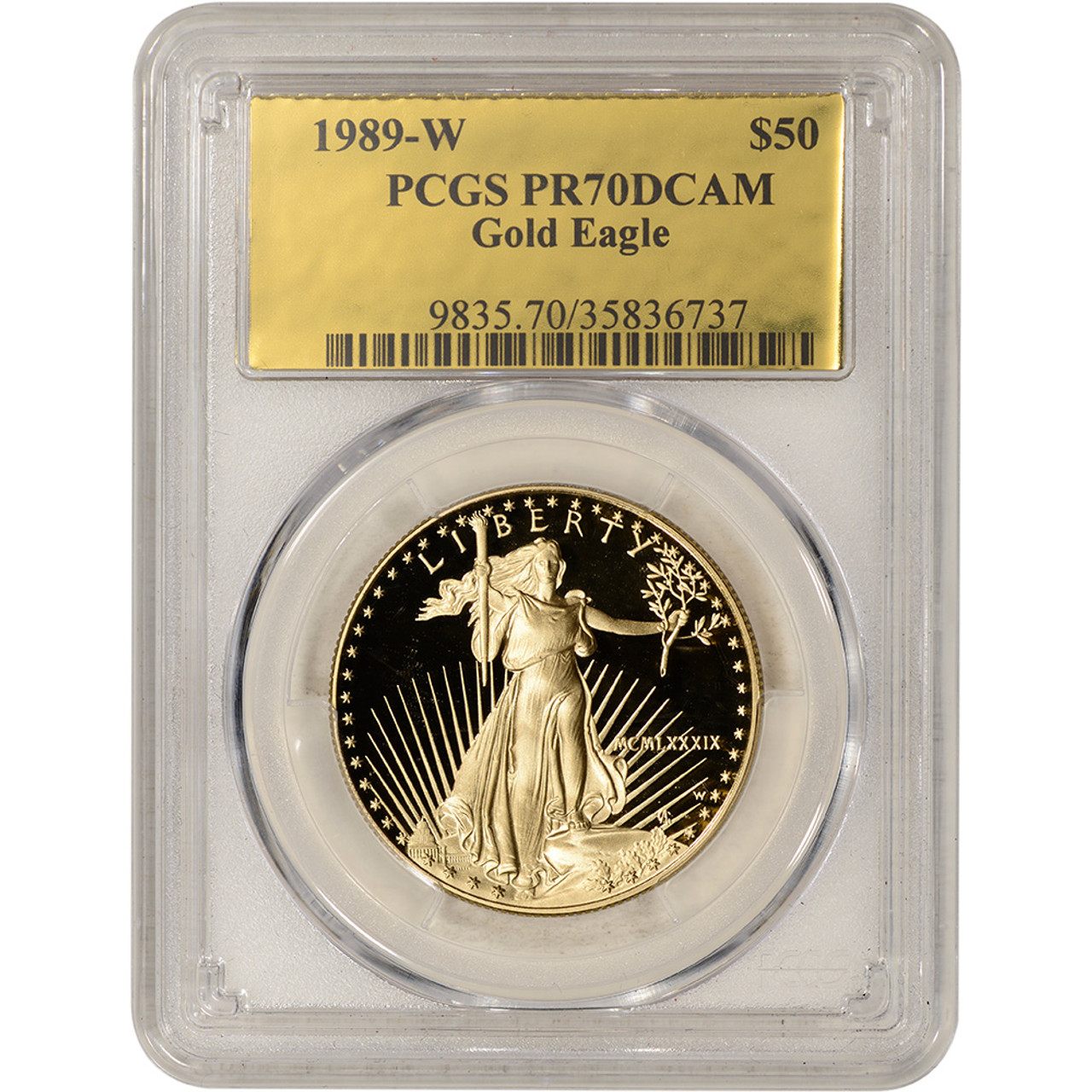 アメリカンイーグル　2000-P ICG-PR70 DCAM American Eagle PR 70 Graded 2000 Silver Bullion Coins for