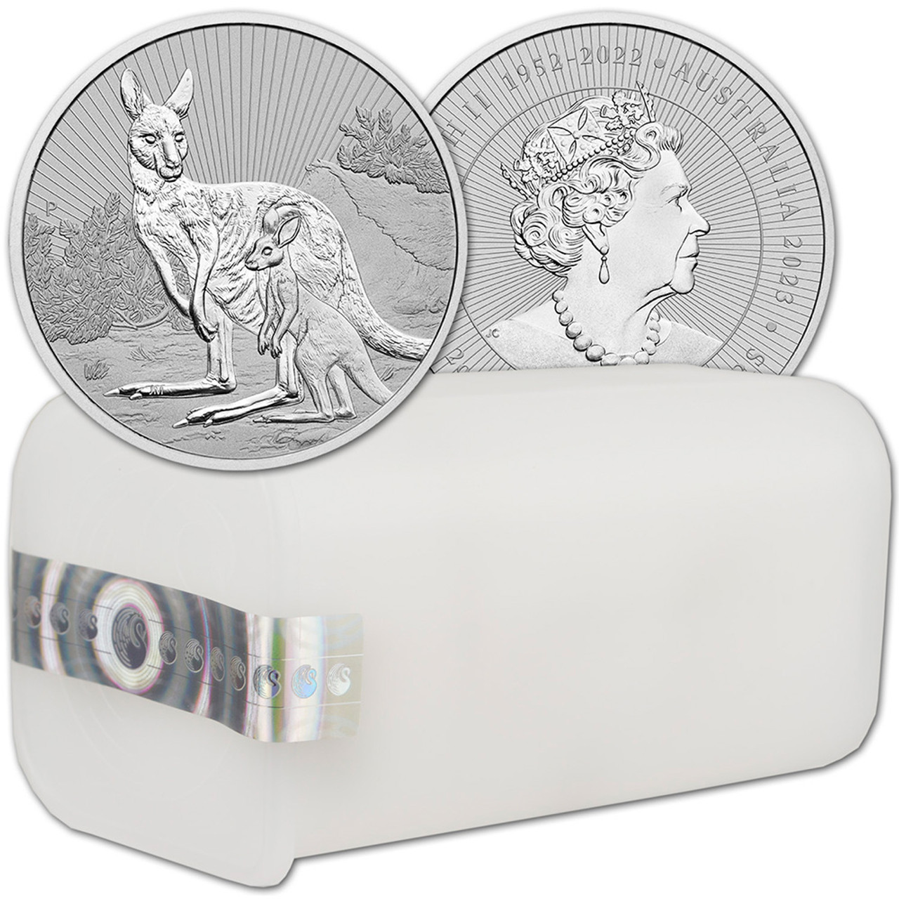 2023 P Australia Silver 2 oz Piedfort Next Generation Kangaroo $2 