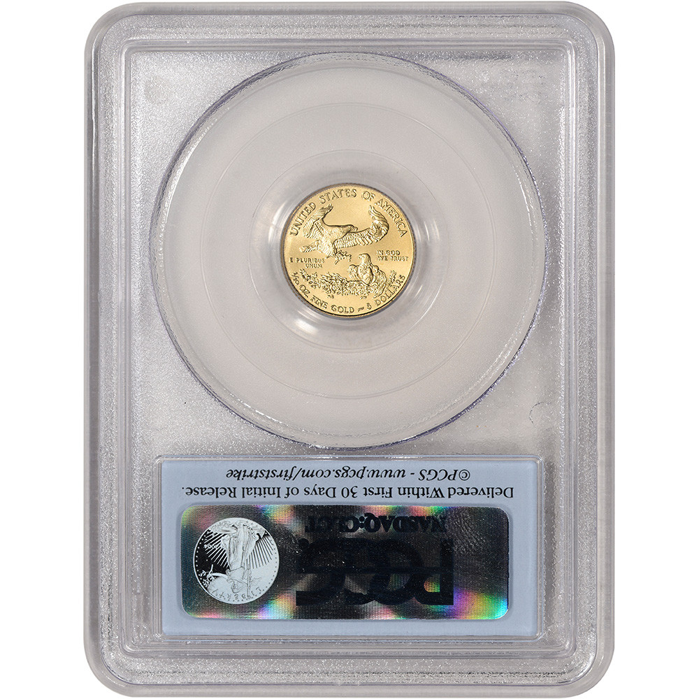 2011年アメリカンイーグルコイン First Strike PCGS MS70 2011 American Gold Eagle 1/10 oz