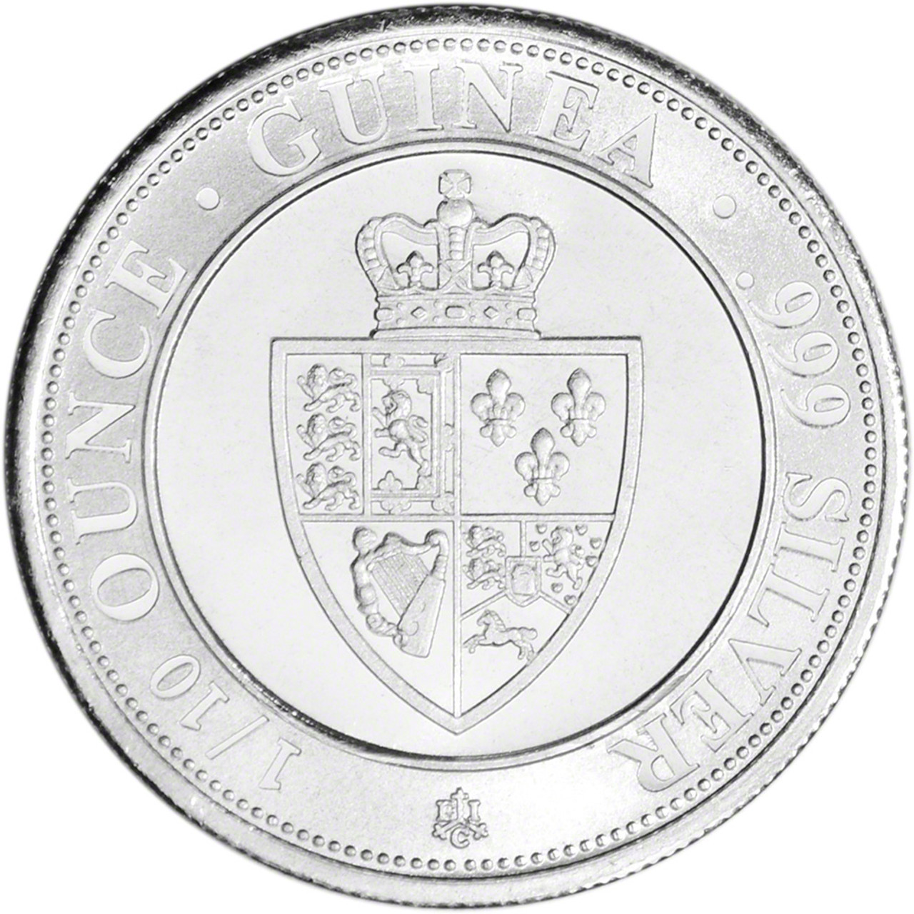 2022 St Helena Silver Spade Guinea 1/10 oz £.10 - 1 Roll Fifty 50