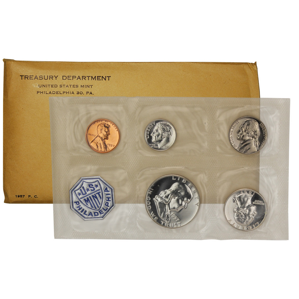 1957 US Mint Proof Set in OGP [US-P-1957] - Liberty Coin