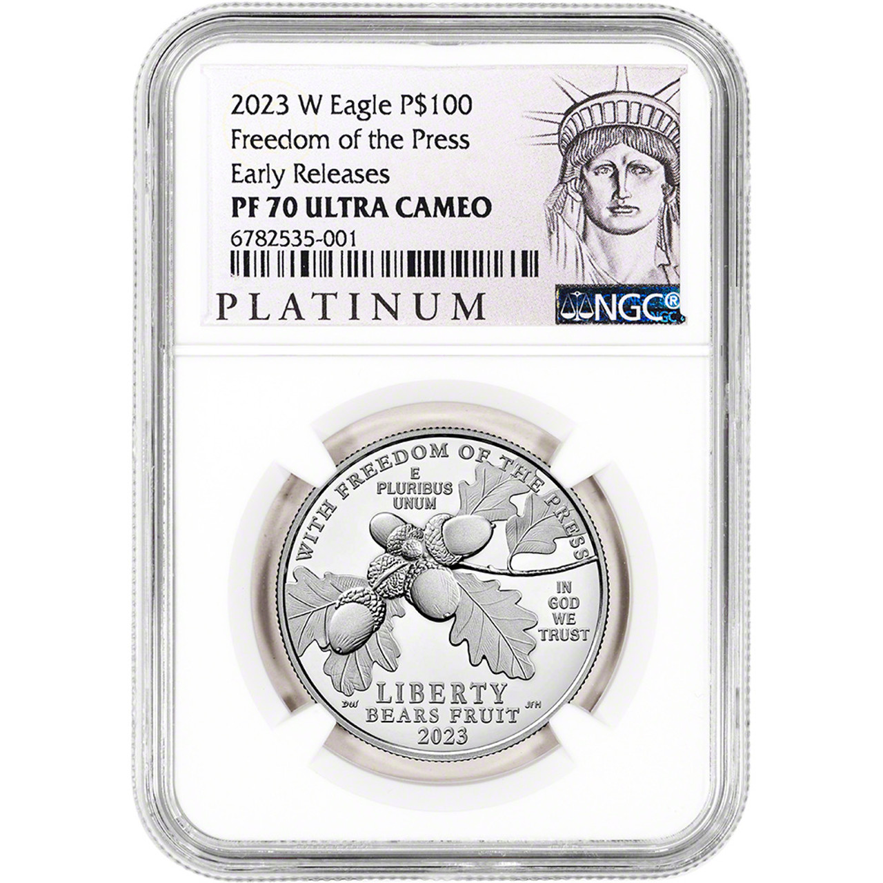 最高鑑定・初日】2023年 モルガンダラー 銀貨（NGC PF70 UCAM）