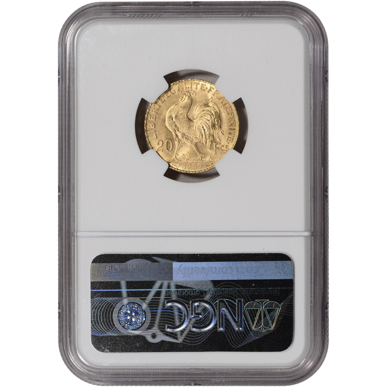 1909 France Gold 20 Francs - NGC MS65 [WG-03020] - Liberty Coin