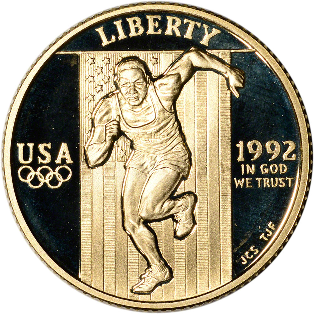 1992 W US Gold $5 Olympic Commemorative Proof - NGC PF69 UCAM [MC