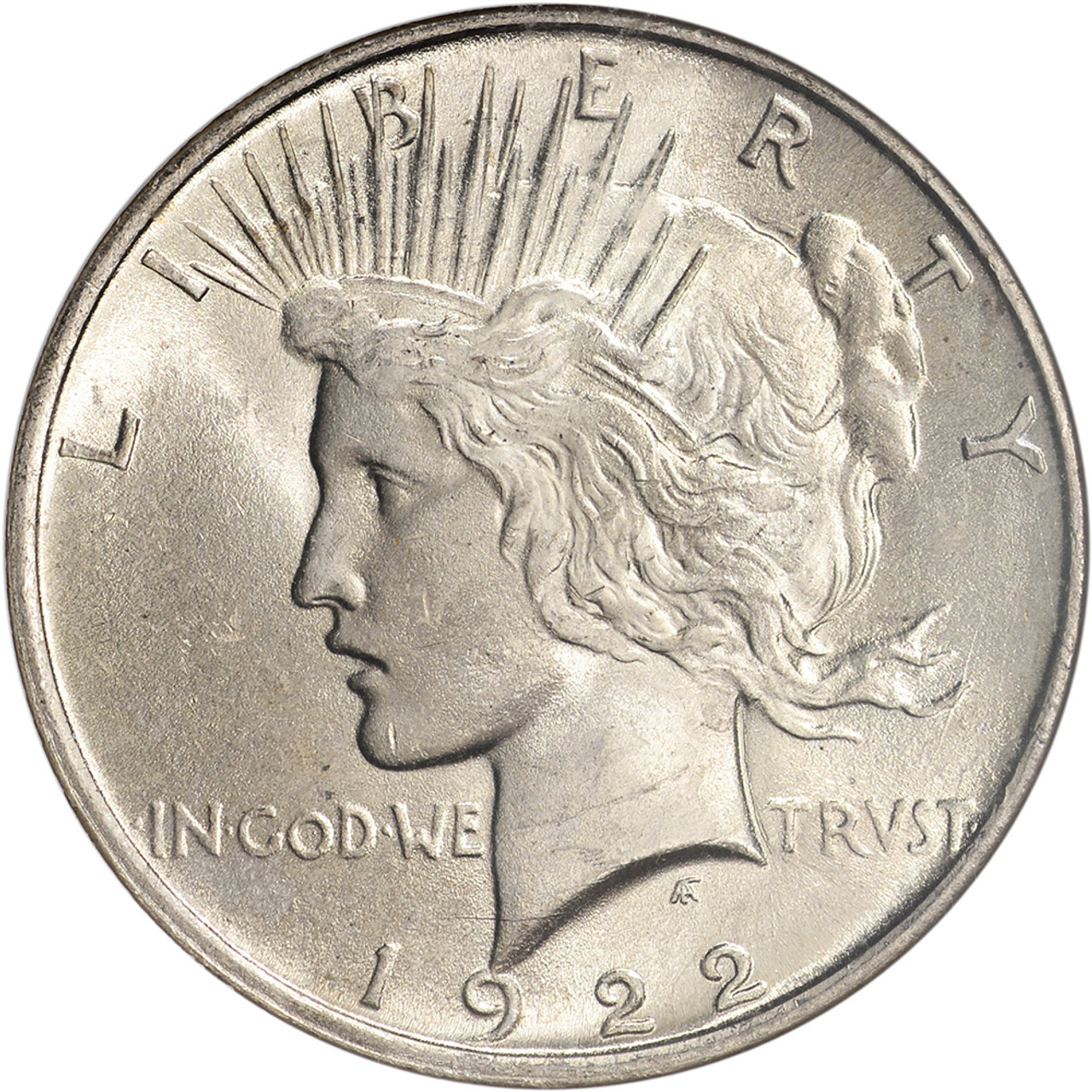 1922 US Peace Silver Dollar $1 - NGC MS64 [PEACE-22-N-MS64