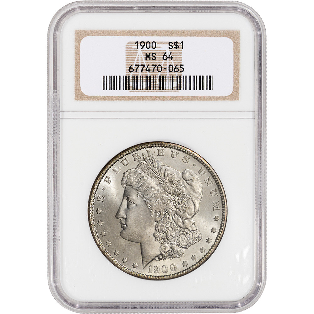 1900 US Morgan Silver Dollar $1 - NGC MS64 [MORGAN-00-N-MS64-OSH
