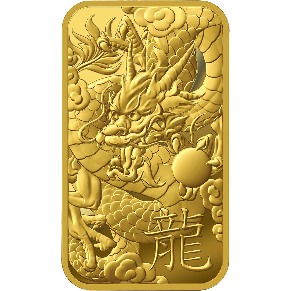 10 gram Gold Bar Argor Heraeus 2024 Lunar Year of the Dragon 10 gram Gold Bar Argor Heraeus 2024 Lunar Year of the Dragon