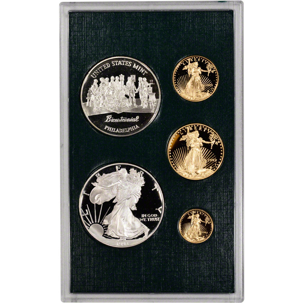 1993 P US Mint Gold and Silver Set - The Philadelphia Set [US