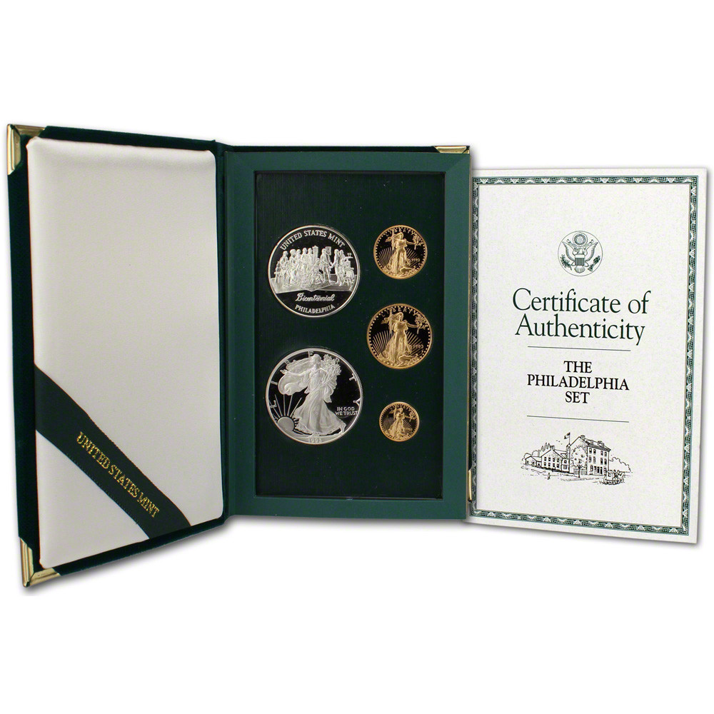 1993 P US Mint Gold and Silver Set - The Philadelphia Set [US