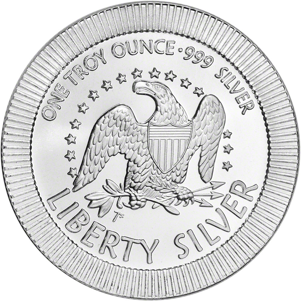 1オンス SilverTowne リバティベル 銀貨 シルバー (メビウス様) TWENTY (20) 1 oz Silver Round SilverTowne Liberty Bell Stackable