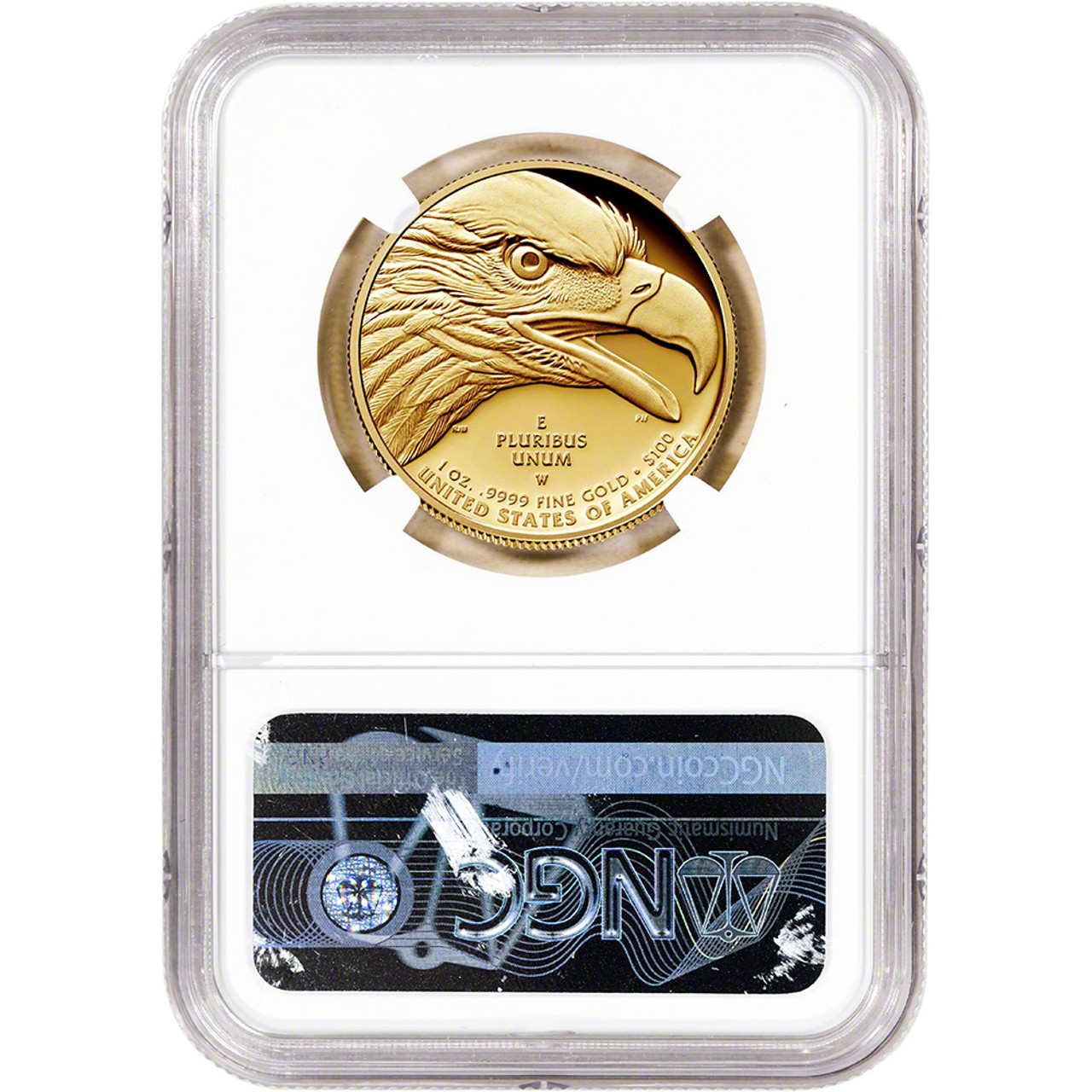 2021 W American Liberty Gold High Relief Proof 1 oz $100 NGC