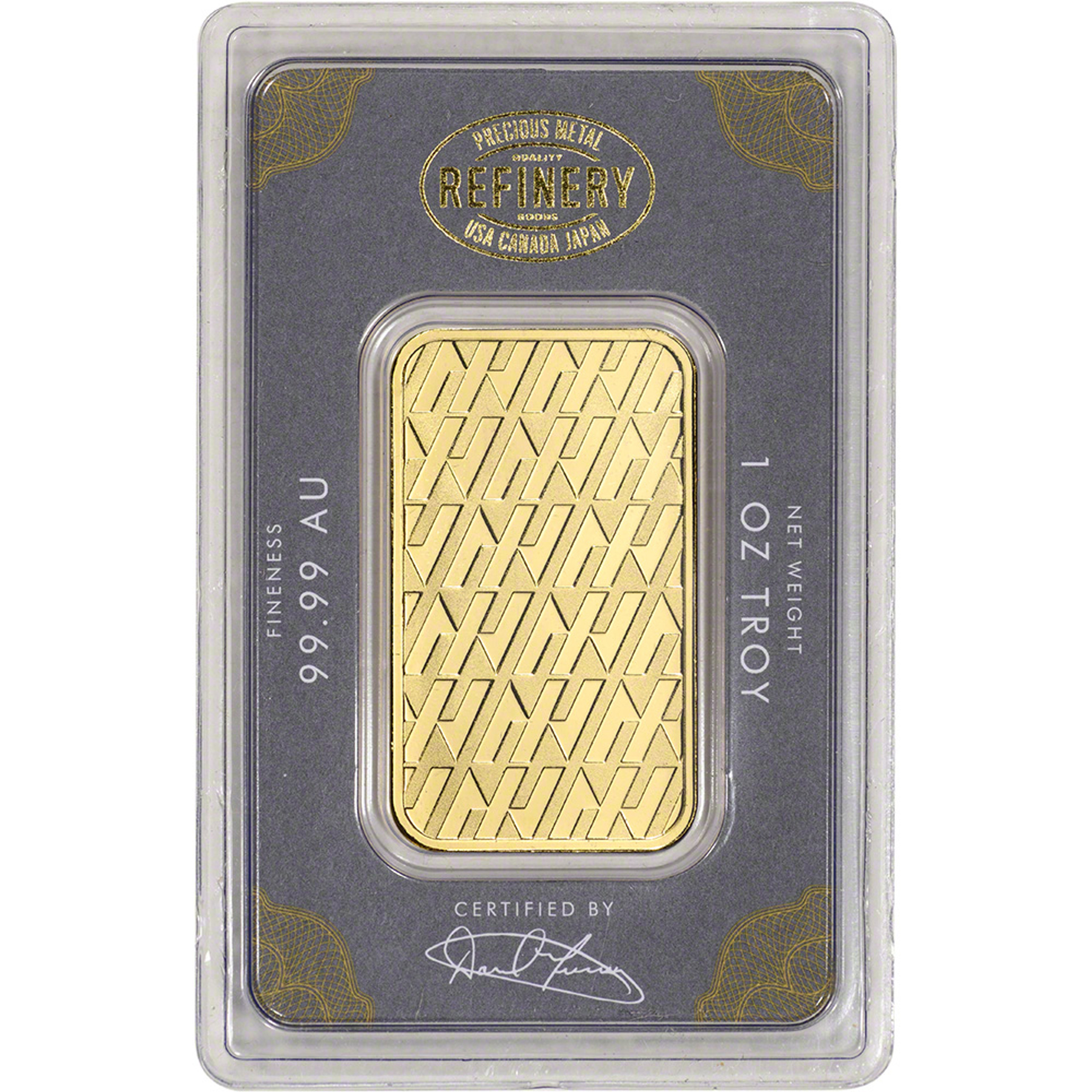 1 oz Gold Bar - Asahi Refining .9999 Fine in Assay [GOLD-Bar-1oz-ASAHI ...