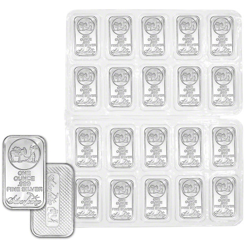 1 oz .999 Silver Bars SilverTowne Trademark Logo Design