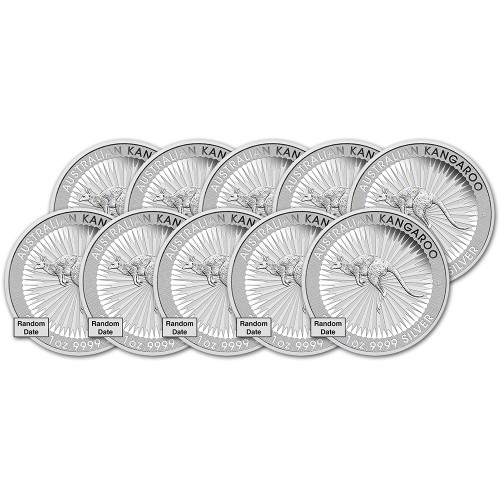 Australia Silver Kangaroo 1 oz $1 BU Random Date [X-AU-KANG