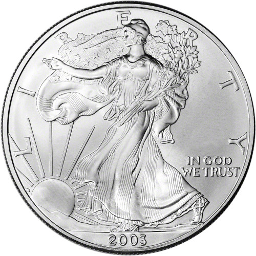 2003 American Silver Eagle 1 oz $1 - BU [03-ASE-BU]