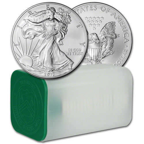 2015 American Silver Eagle 1 oz $1 - 1 Roll - Twenty 20 BU Coins
