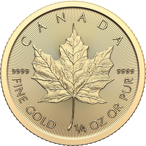 2024 Canada Gold Maple Leaf 1/4 oz $10 - BU [24-CML-G10-BU]