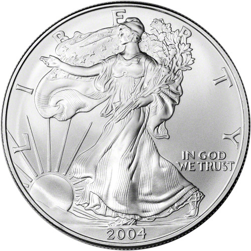2004 American Silver Eagle 1 oz $1 - BU [04-ASE-BU]