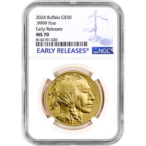 2024 American Gold Buffalo 1 oz $50 - NGC MS70 Early Releases [24-BUFF-N-MS70-ER-NSL]