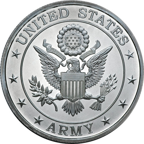 1 oz SilverTowne Silver Round - United States Army - 999 Fine [SILVER-Rnd-1oz-ST-ARMY]