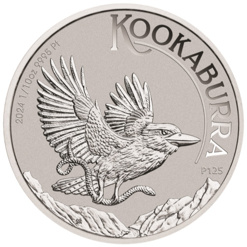 2024 P Australia Platinum Kookaburra 1/10 oz $15 - BU [24-P-KOOK-PT15-BU]