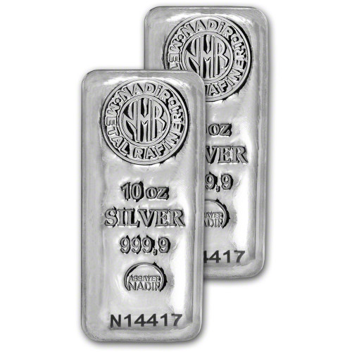 1 oz Silver Bar Nadir Metal Rafineri NMR - .999 Fine in Assay