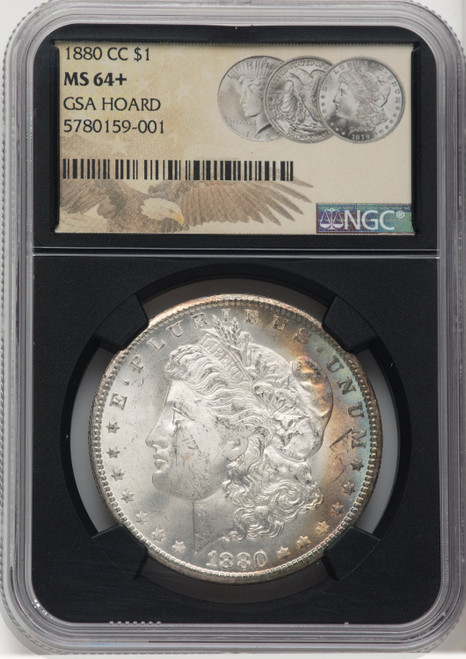 1880 CC US Morgan Silver Dollar $1 - NGC MS 64+ [V-HA-769159010]