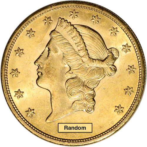 US Gold $20 Liberty Head Double Eagle - Brilliant Uncirculated - Random Date [X-USG-LIB-20-BU]